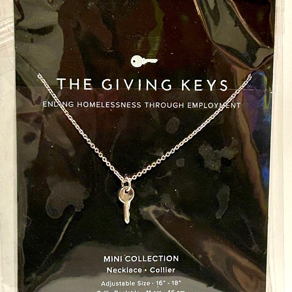 🔑💫 The Giving Keys Mini “Believe” Necklace – Adjustable 16"-18" 💫🔑